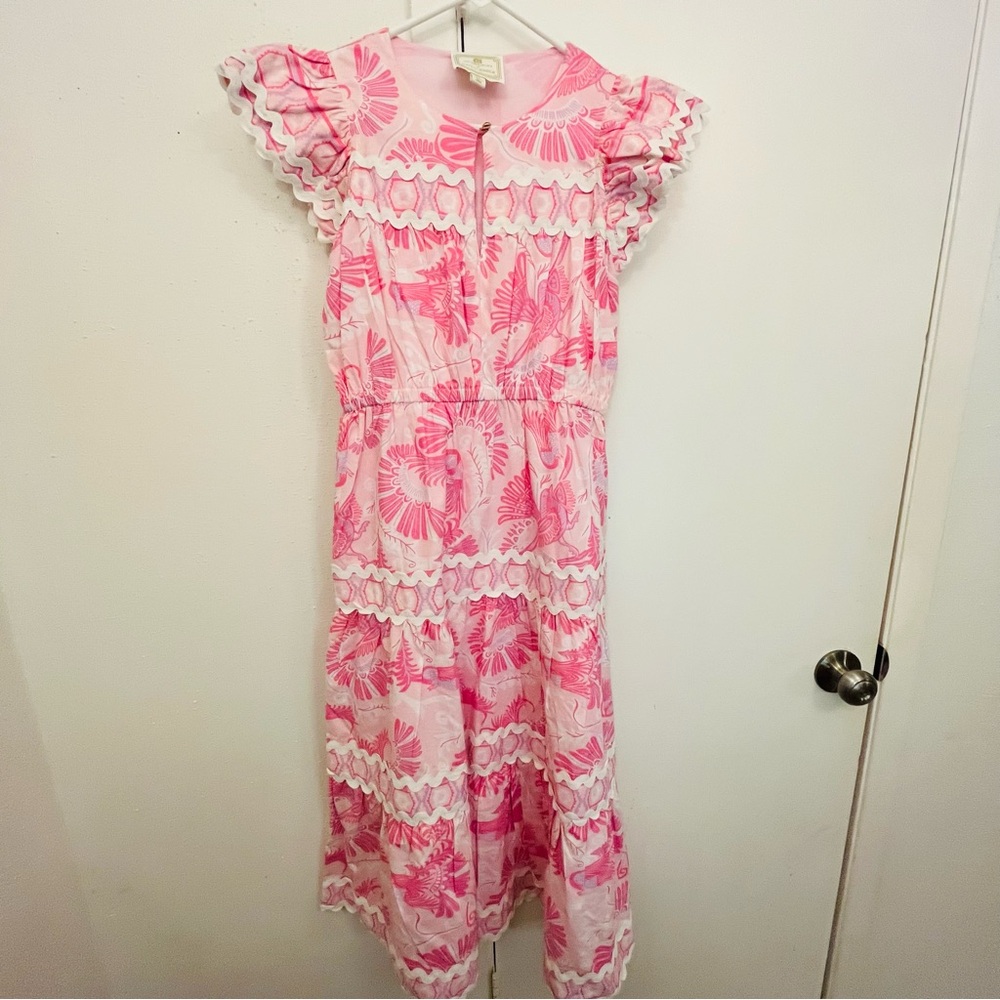 CK Bradley “Sail to Sable” Pink Floral Dress XS